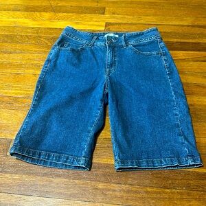 Riders by Lee Women’s No Gap Waist Bermuda Shorts, Sz 10